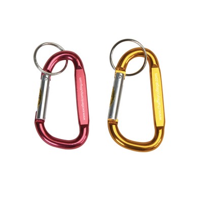 Anodized Aluminum Carabiner Keyring