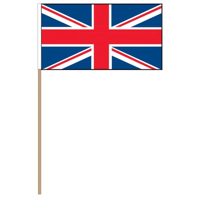 United Kingdom International Collection Hand Flag (9" x 12")