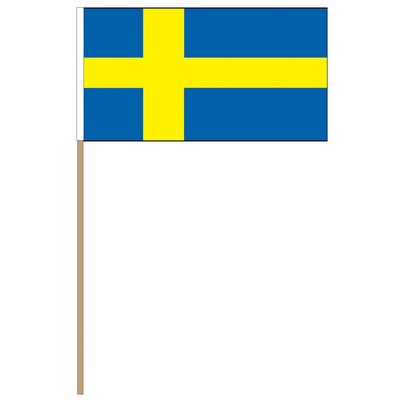 Sweden International Collection Hand Flag (9" x 12")