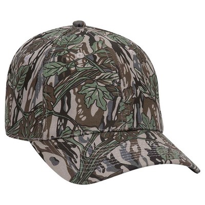 OTTO Stretchable Camouflage Cotton Twill "OTTO FLEX" 6 Panel Low Profile Baseball Cap