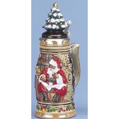 11 1/2" Santa w/Children Stein Mug