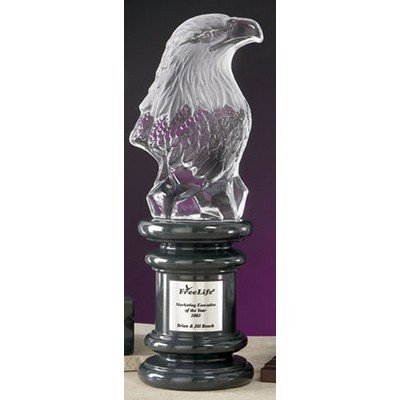 9" Crystal American Pride Eagle Award