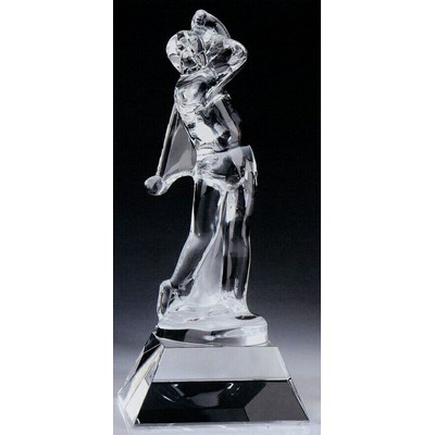 Large Crystal Golfer Award