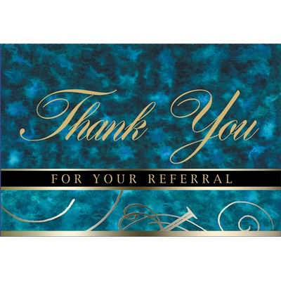 Blue Marble Referral Everyday Note Card (3 1/2"x5")