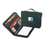 Poly Zippered Binder Padfolio