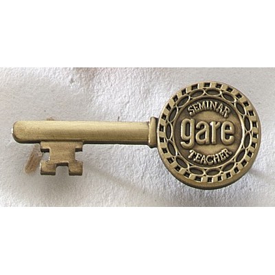 Series 3650 Economical Antique Brass Lapel Pin (Up to 1")