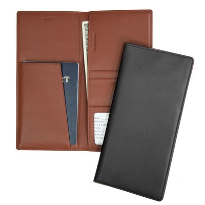 Leather RFID Blocking Passport Ticket Holder