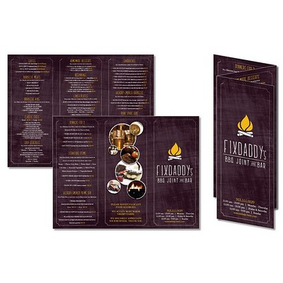 Tri-Fold Flyer Brochure - 8.5x11 - 4 pt. Gloss Text