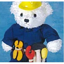 Handyman/Construction Outfit for Stuffed Animal - 2 Piece