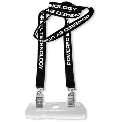 5/8" Open Double-Ended Lanyard w/Screen Printed Logo