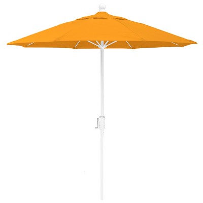 US Made 7 1/2 Foot Commercial 8 Panel Market Umbrella w/HD Aluminum Pole and Fiberglass Ribs w/Crank