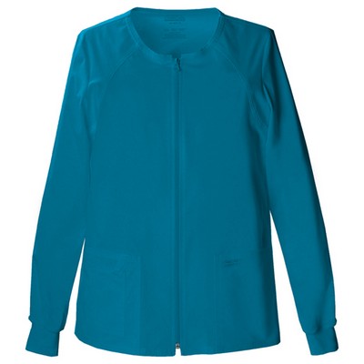 Cherokee® Core Stretch Twill Zip Front Jacket