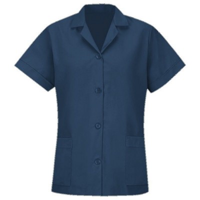 Red Kap™ Women's Loose Fit Short Sleeve Smock - Navy Blue