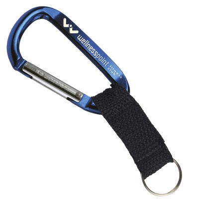 2" Small Carabiner with Web Strap