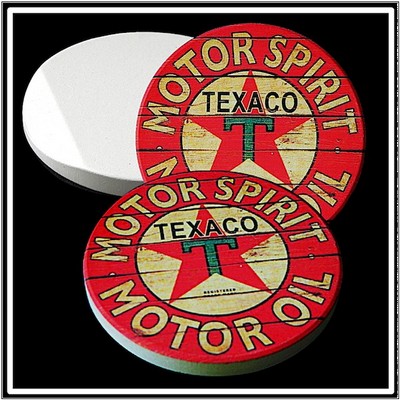 Absorbent Stone Car Coaster (2.5" Diameter) - Full Bleed Print