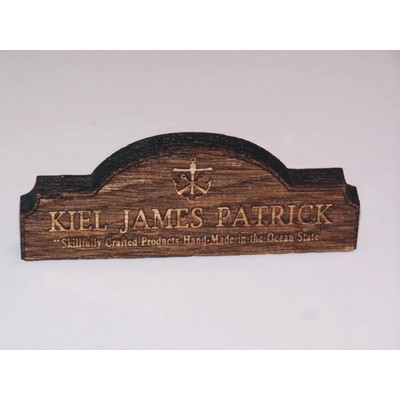 2" x 5" - Hardwood Table Sign