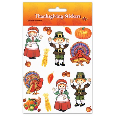 Plus Pak Pilgrim & Turkey Stickers