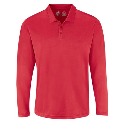 Men's Performance Long Sleeve Polo