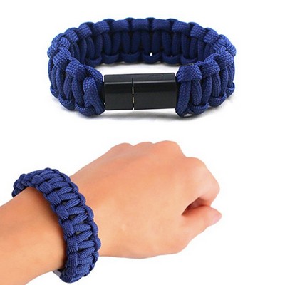 USB Charging Cable Paracord Bracelet