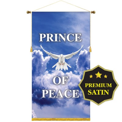 30" x 54" Premium Podium Banner Straight Cut/Fringe