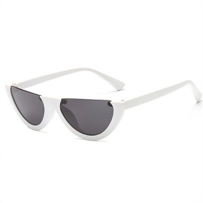 Half Frame Cat Eye Sunglasses