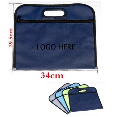 Zippered Vinyl Translucent Waterproof Cosmetic Bag