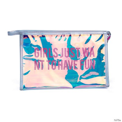 PVC Iridescent Cosmetic Pouch