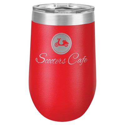 16 Oz. Wine Tumbler - Red