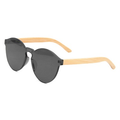 Bamboo Sunglasses - Smoke Lenses