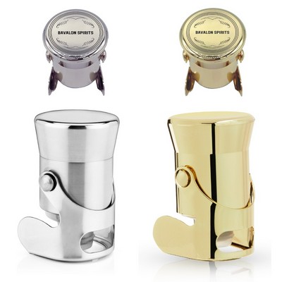 Viski® Heavyweight Champagne Stopper