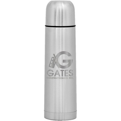 ½ Liter Stainless Steel Vacuum Insulated Beverage Carrier - Laser Etched