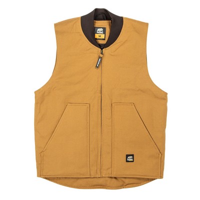 Berne Men's Duck Workman's Quilt Lined Vest