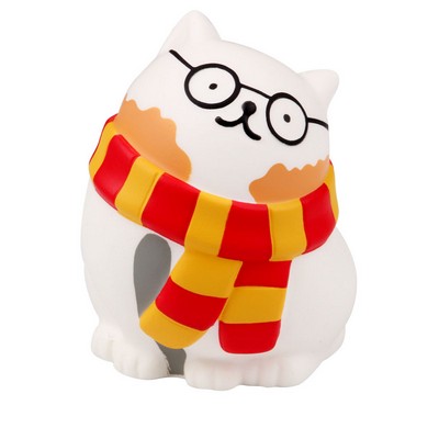 Slow Rising Scented Squishy Glasses Cat - White