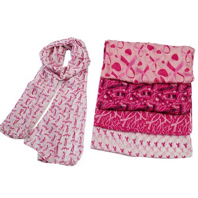 Breast Cancer Awareness Scarf