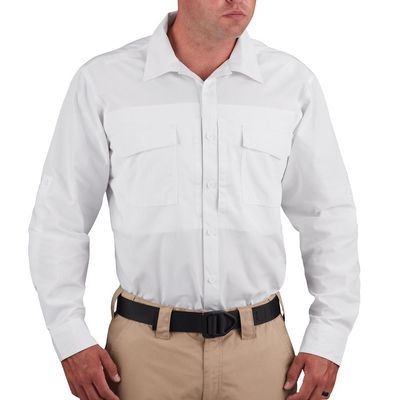 Propper® Men's Long Sleeve RevTac White Poplin Shirt