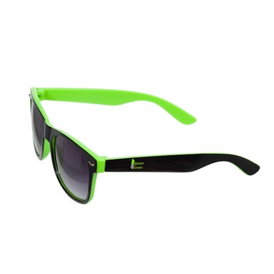 Miami Dual Tone Sunglasses (2 Color Imprint)