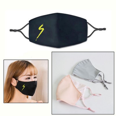 Washable Breathable Slim 2 Ply Fabric Protective Facial Mask Or Face Respirator