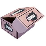 EZ-Lock Box w/Full Bleed 4-Color Imprint (8 1/2"x8"x8")