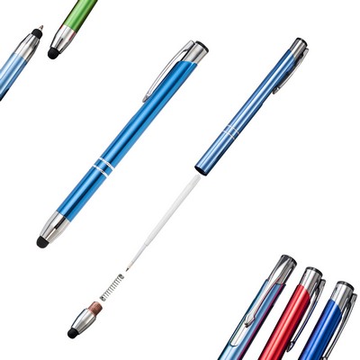 2 in 1 Stylus Metal Pen