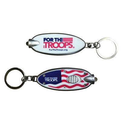 Oval Led Key Chain