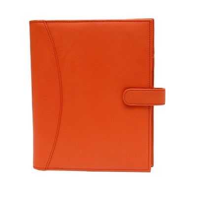 Ashlin® Designer Hough Tangerine Orange Refillable Journal Cover