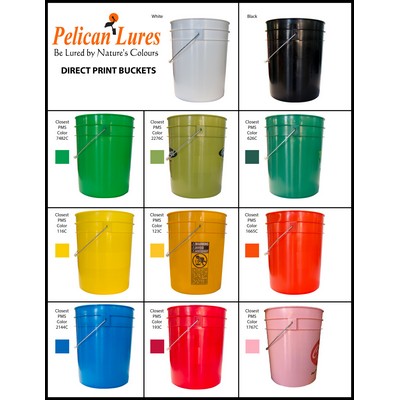 Direct Print Pails - 3.5 Gallon