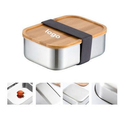 Bamboo Stainless Steel Lunch Box