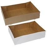 Automatic Popup White Kraft Donut Tray (13½"x9 7/8"x3 3/8")