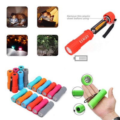 9 LED Mini Flashlight Set