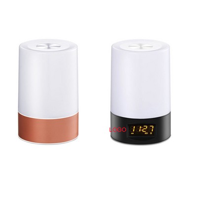 Wake-up Light Alarm Clock 5 Natural Sounds and colorful wakeup Lights for Bedroom Alarming