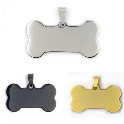 Bone Shape Dog Tag