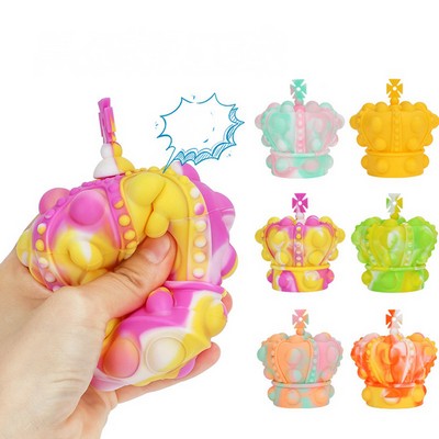 Crown Shaped Decompression Sensory Squeeze Ball Fidget Toy