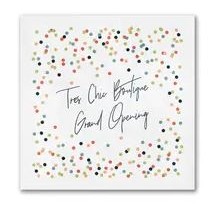 Colorful Confetti Beverage Ooh La Color® Napkin