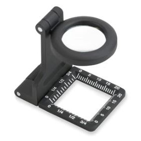 Carson® Metal LinenTest™ Glass Loupe Magnifier (6.5x20mm)